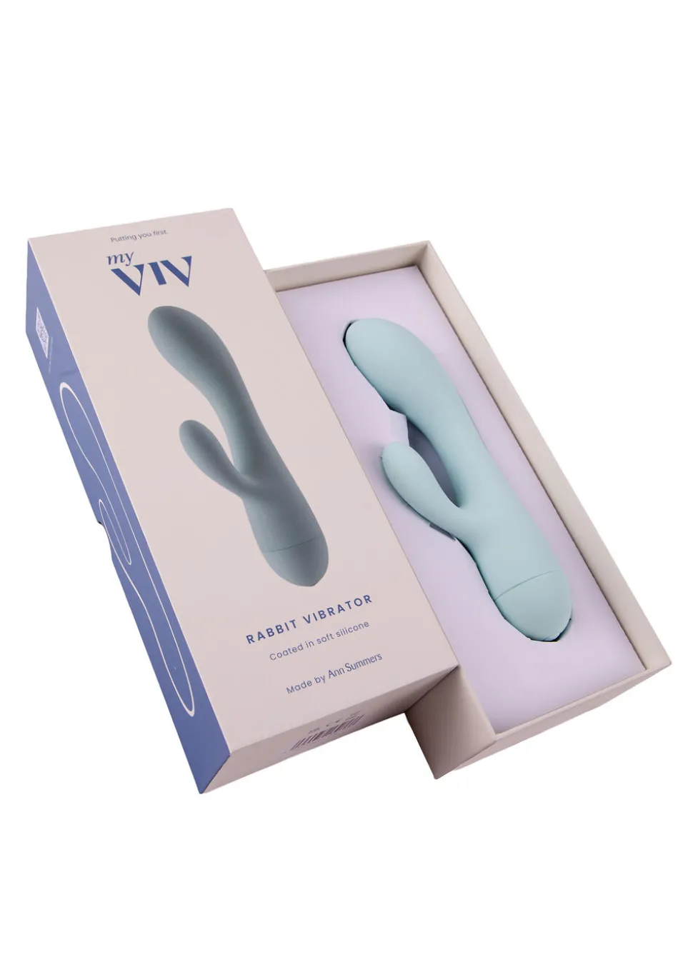 My Viv Dual Stimulation Waterproof Silicone Rabbit Vibrator