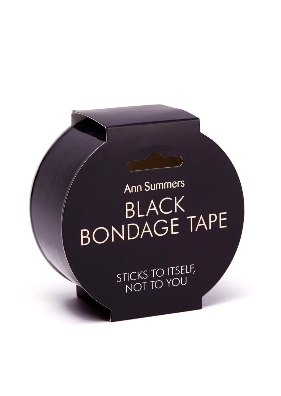 Non-Sticky PVC Bondage Tape - Black