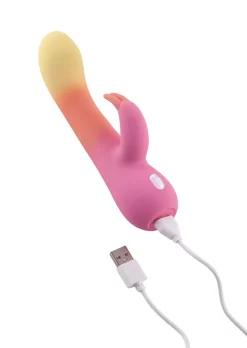 Ombre Rampant Rabbit Silicone G-Spot Vibrator
