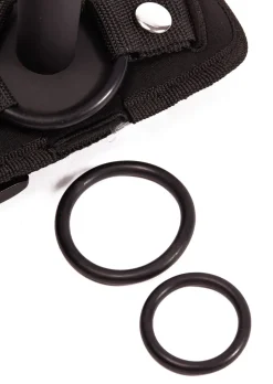 Pegging Starter 2 Piece Strap-On Set with 3 Interchangeable Rings