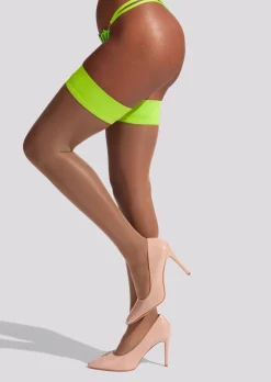 Plain Top Hold Ups - Lime