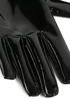 PU Wet Look Elbow Length Gloves