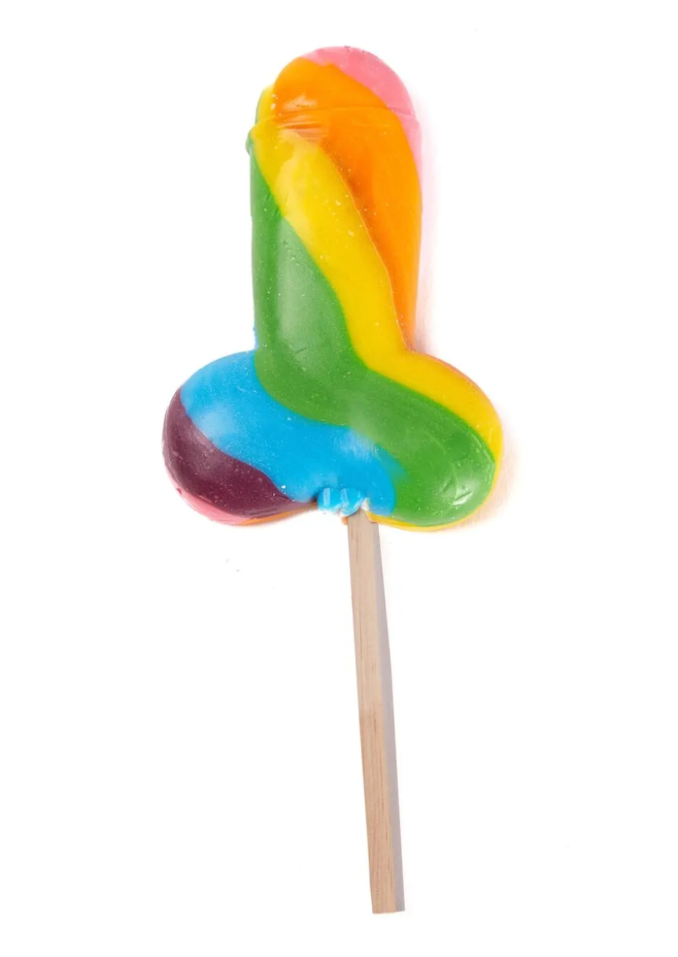 Rainbow Willy Lolly Rude Edible Sweets