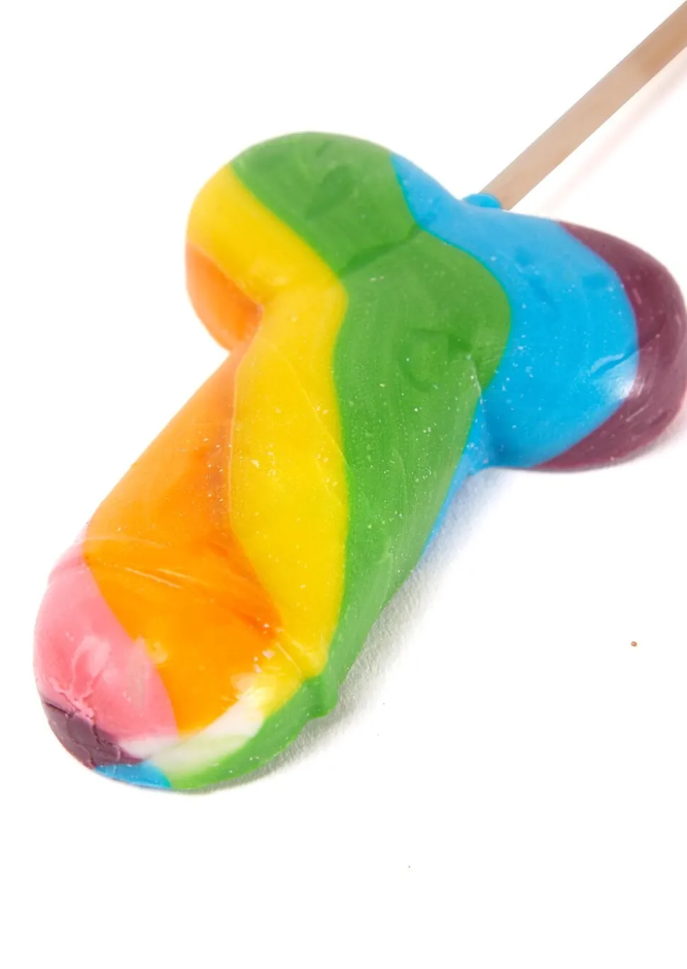 Rainbow Willy Lolly Rude Edible Sweets