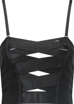 Rebel Allure Criss-Cross Top - Black