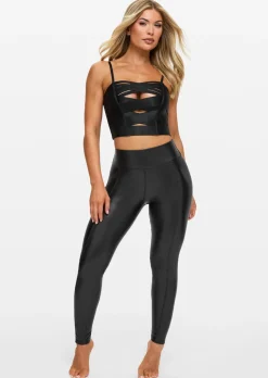 Rebel Allure Criss-Cross Top - Black