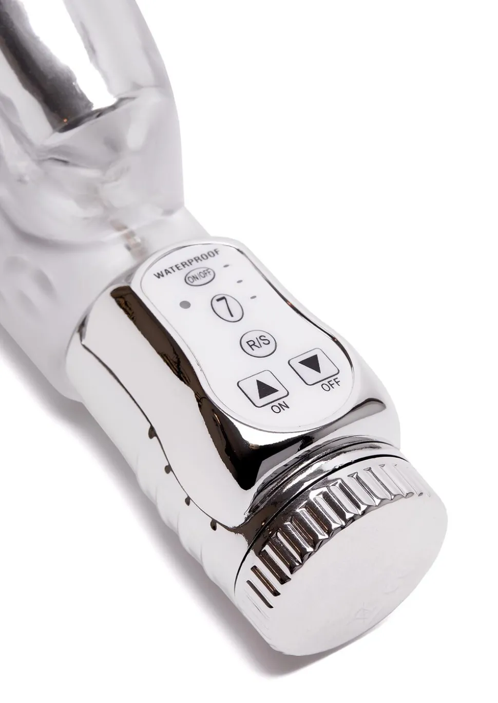 Rotating Rampant Rabbit Glitter Jelly Vibrator