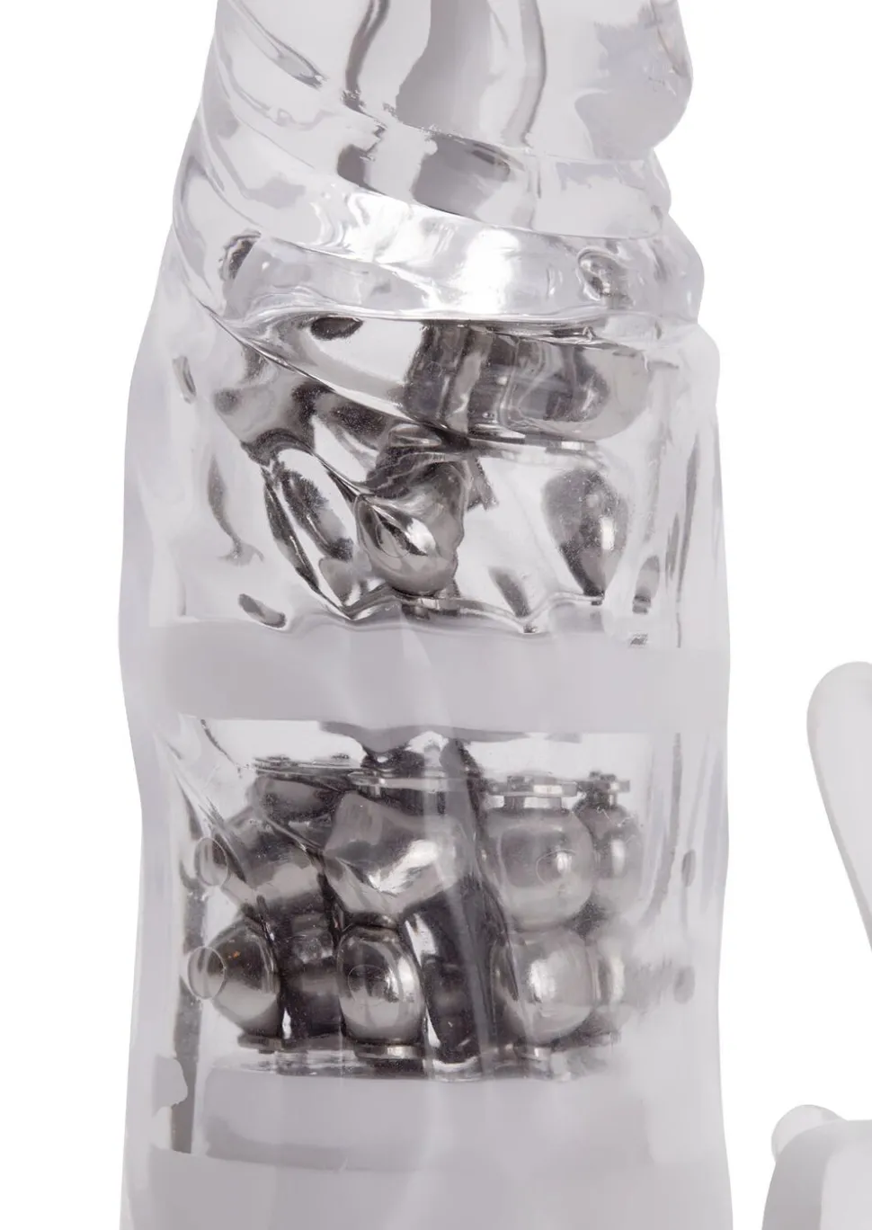 Rotating Rampant Rabbit Glitter Jelly Vibrator