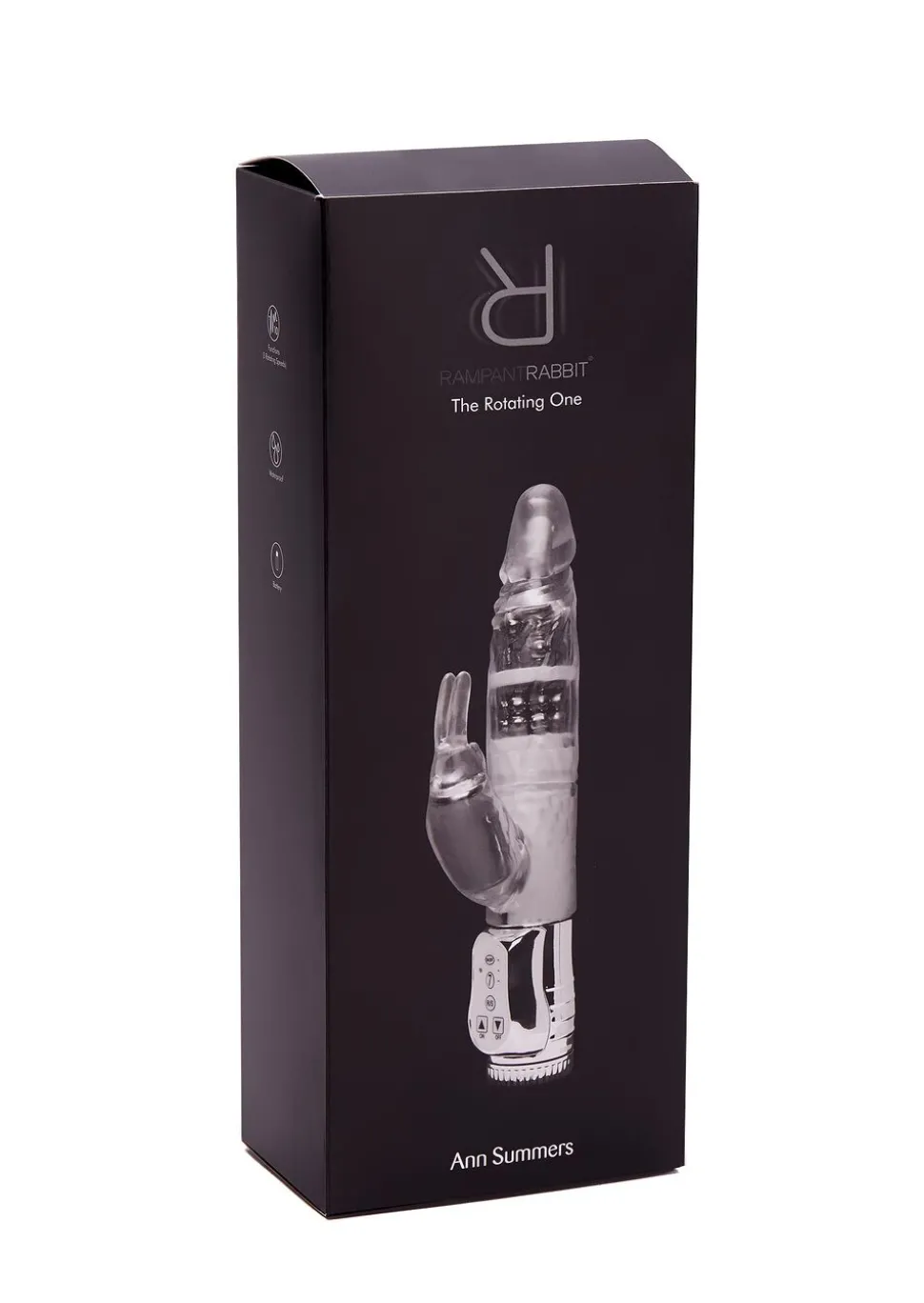 Rotating Rampant Rabbit Glitter Jelly Vibrator
