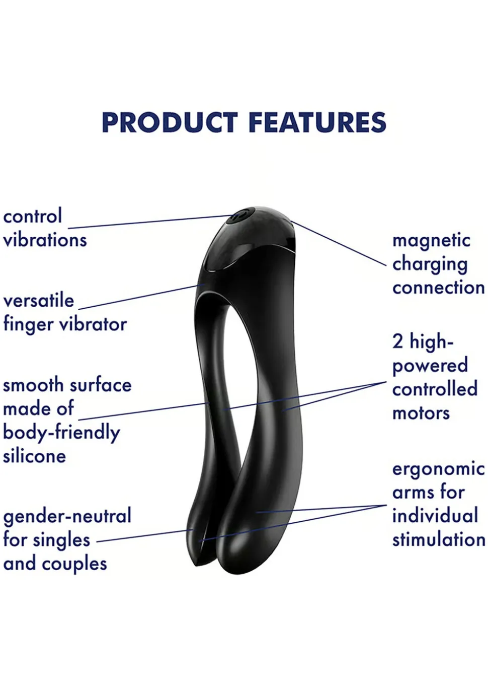 Satisfyer Candy Cane Finger Vibrator