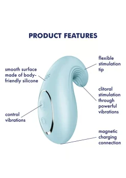 Satisfyer Dipping Delight Dual Motor Lay-On Vibrator