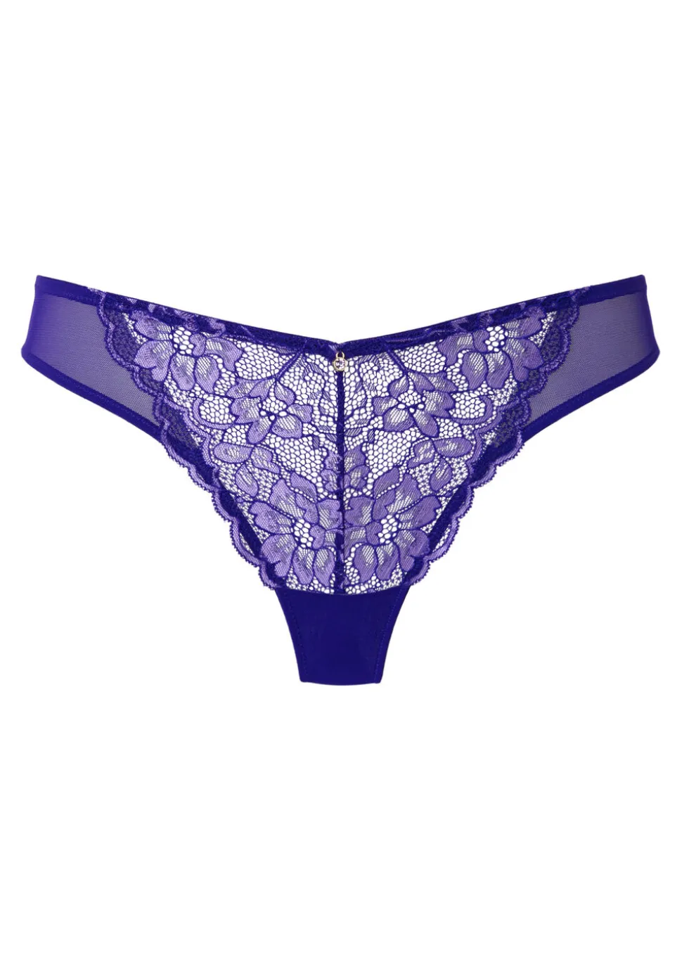 Sexy Lace Brazilian Knickers - Dark Purple
