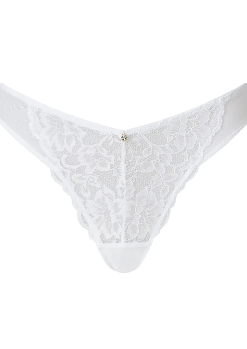 Sexy Lace Brazilian Knickers - White