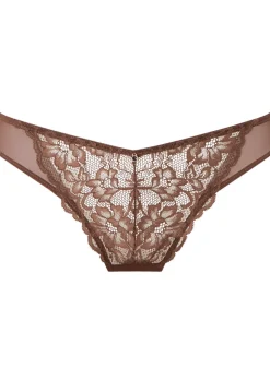 Sexy Lace Brazilian Knickers - Nude 04