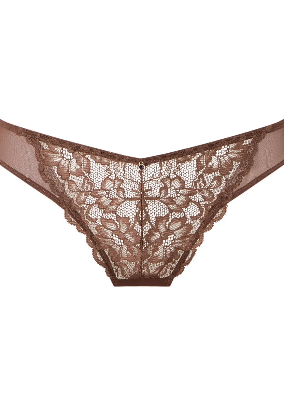 Sexy Lace Brazilian Knickers - Nude 04