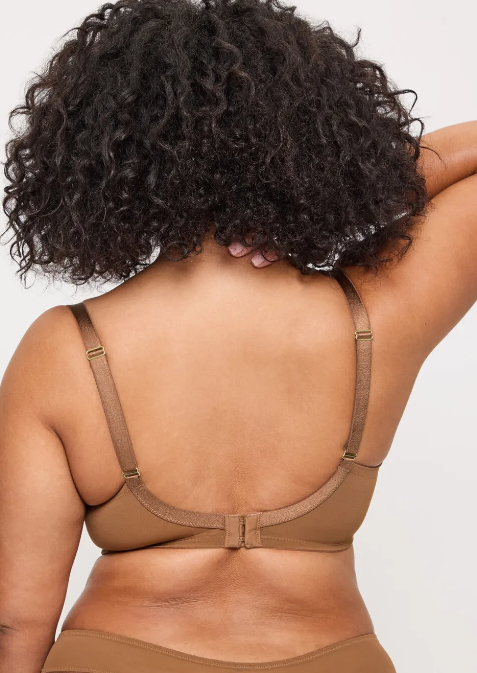 Sexy Lace Padded Plunge Bra - Nude 03
