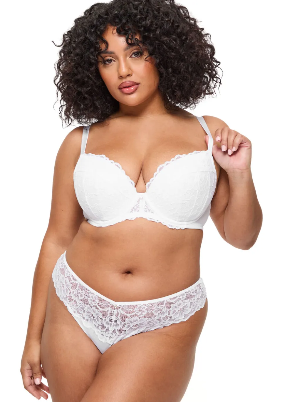 Sexy Lace Padded Plunge Bra - Pack of 2 - Assorted