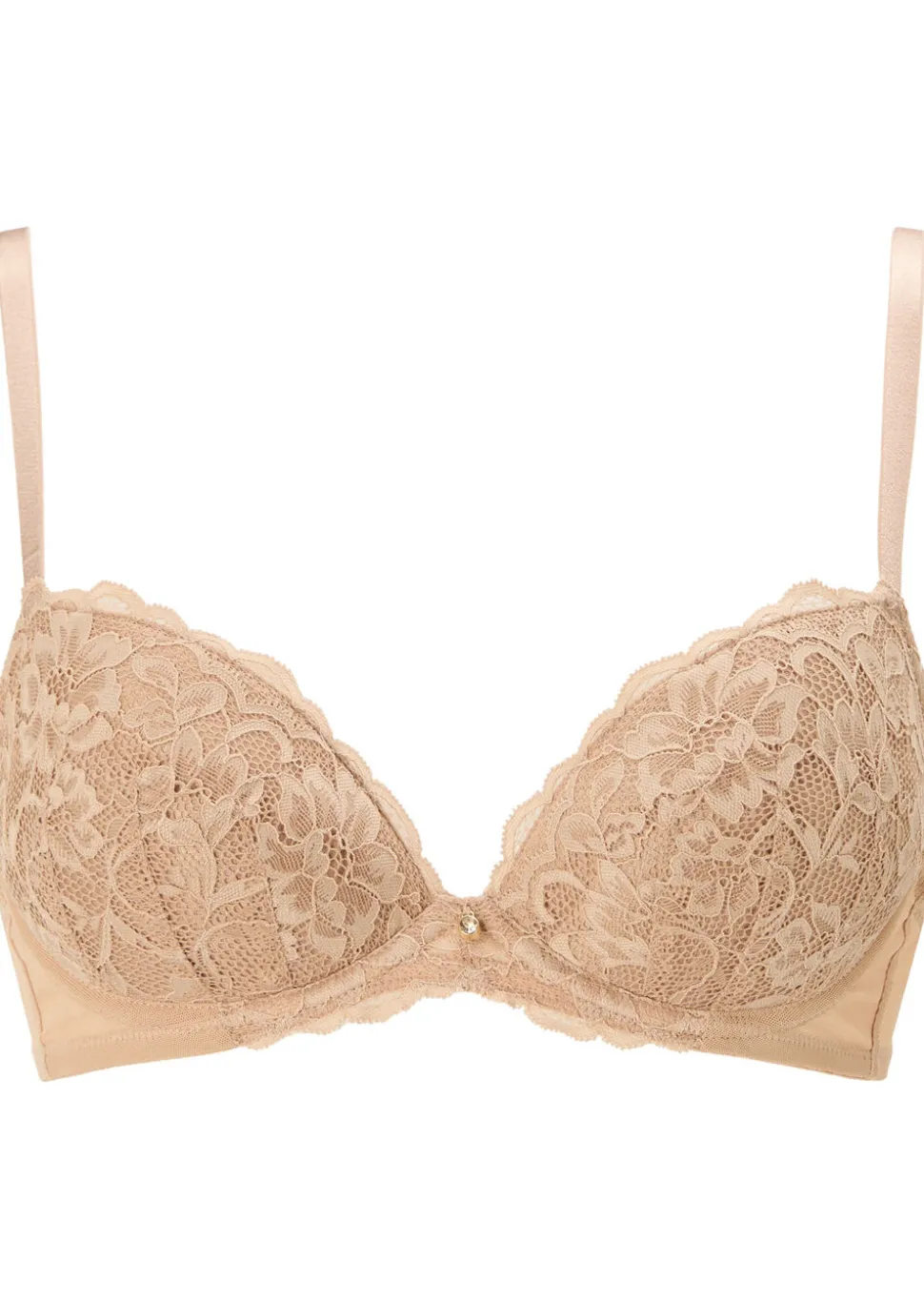 Sexy Lace Padded Plunge Bra - Pack of 2 - Assorted