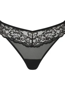 Sexy Lace Thong - Black