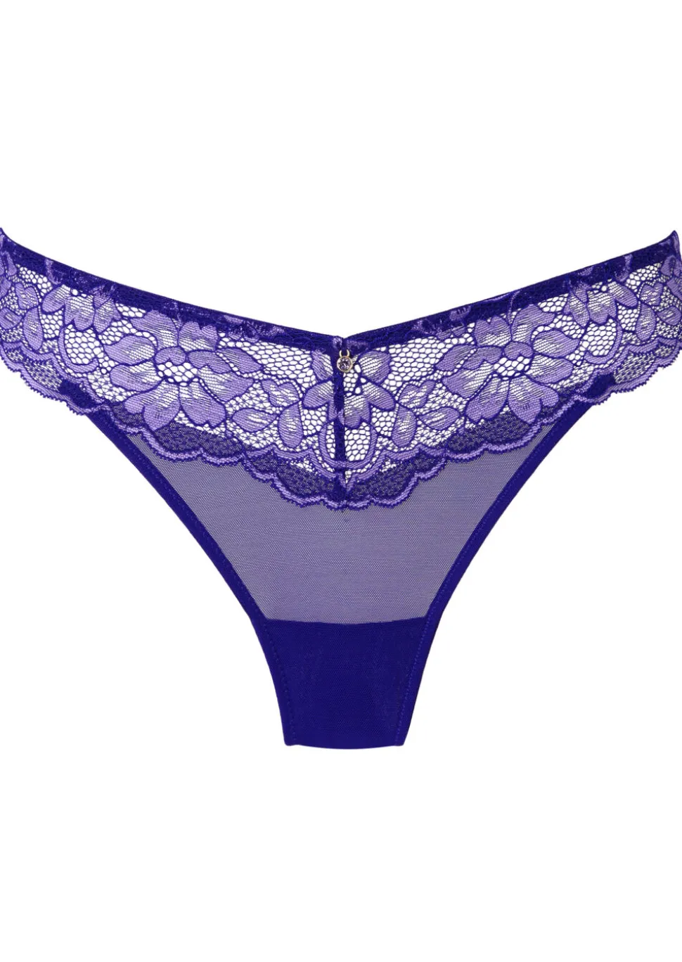 Sexy Lace Thong - Dark Purple