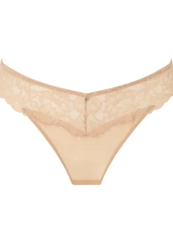 Sexy Lace Thong - Nude 01