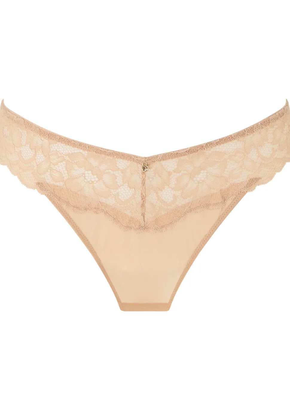 Sexy Lace Thong - Nude 01