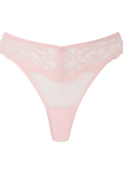 Sexy Lace Thong - Pale Pink