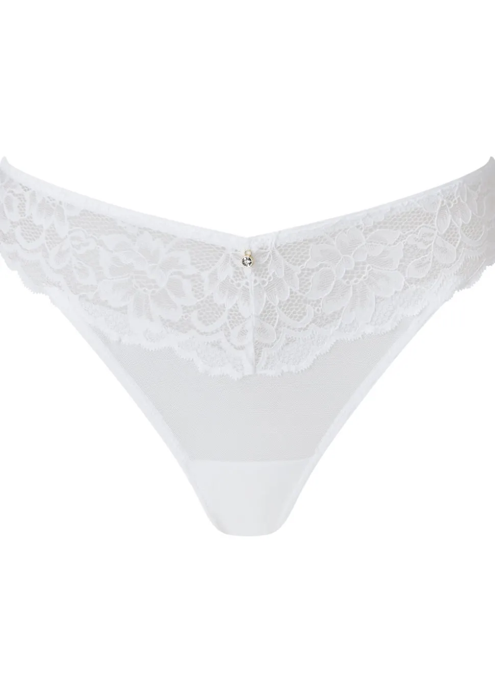 Sexy Lace Thong - White