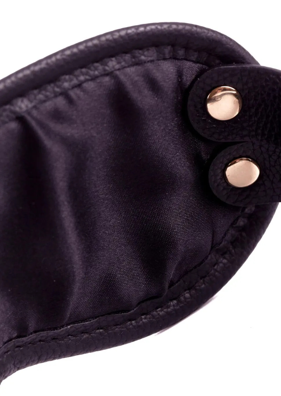 Signature Faux Leather Blindfold Eyemask