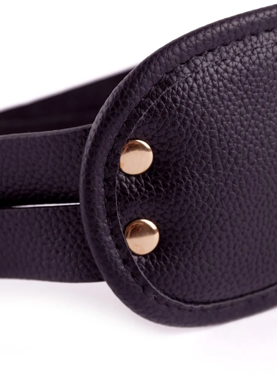 Signature Faux Leather Blindfold Eyemask