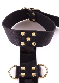 Signature Faux Leather Neck to Wrist Restraint