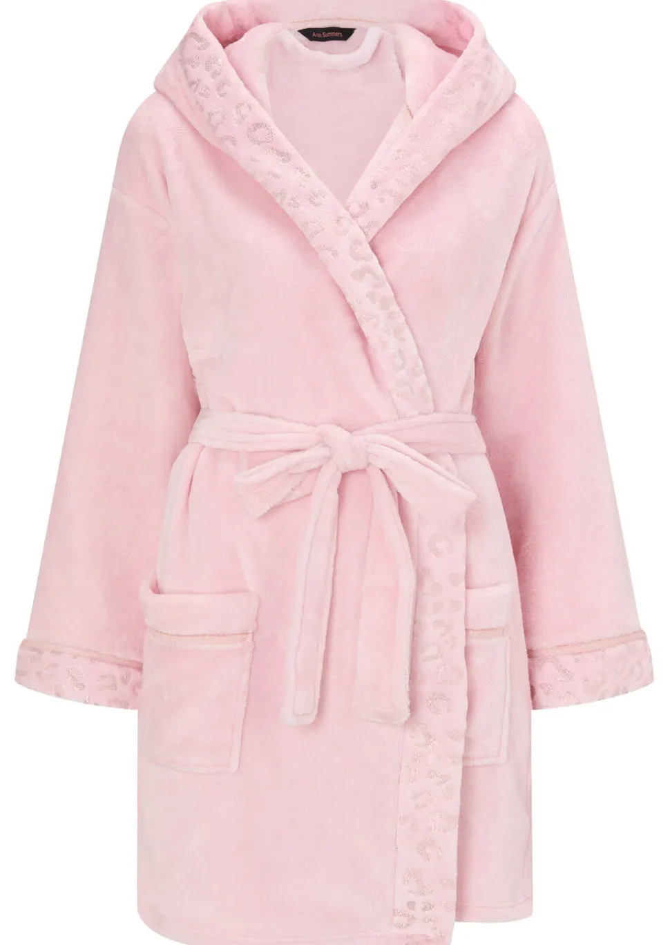 Signature Sparkle Fluffy Robe - Pale Pink
