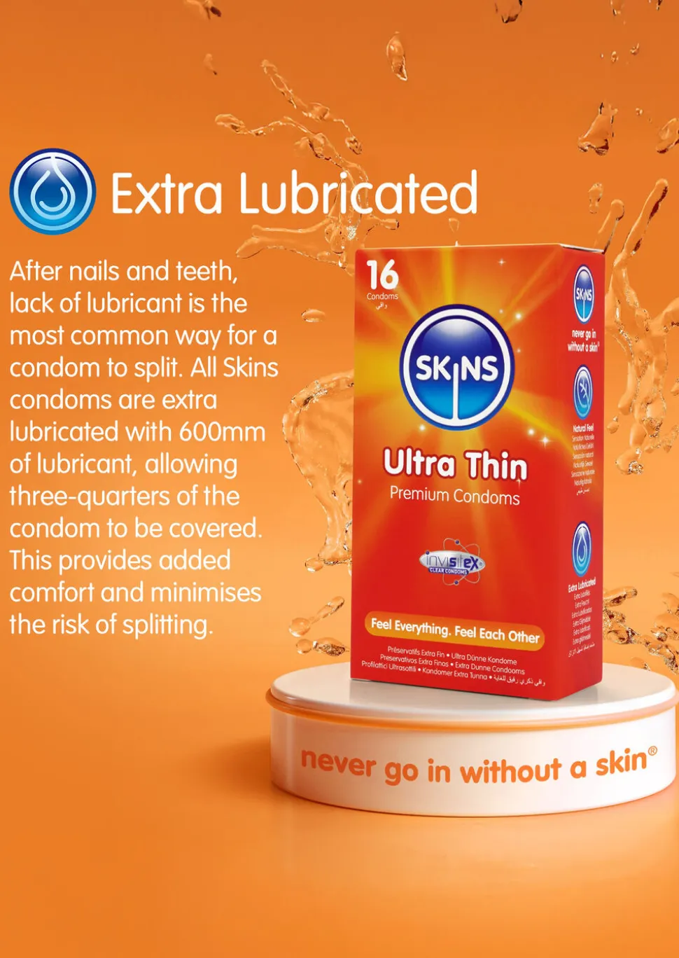 Skins Condoms Ultra Thin 16 Pack