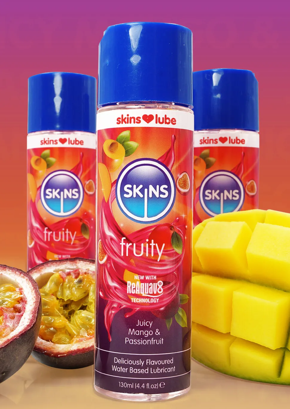 Skins Passion Fruit and Mango Flavoured Lube - 130ml