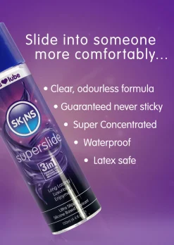 Skins Superslide Silicone-Based Lubricant - 130ml