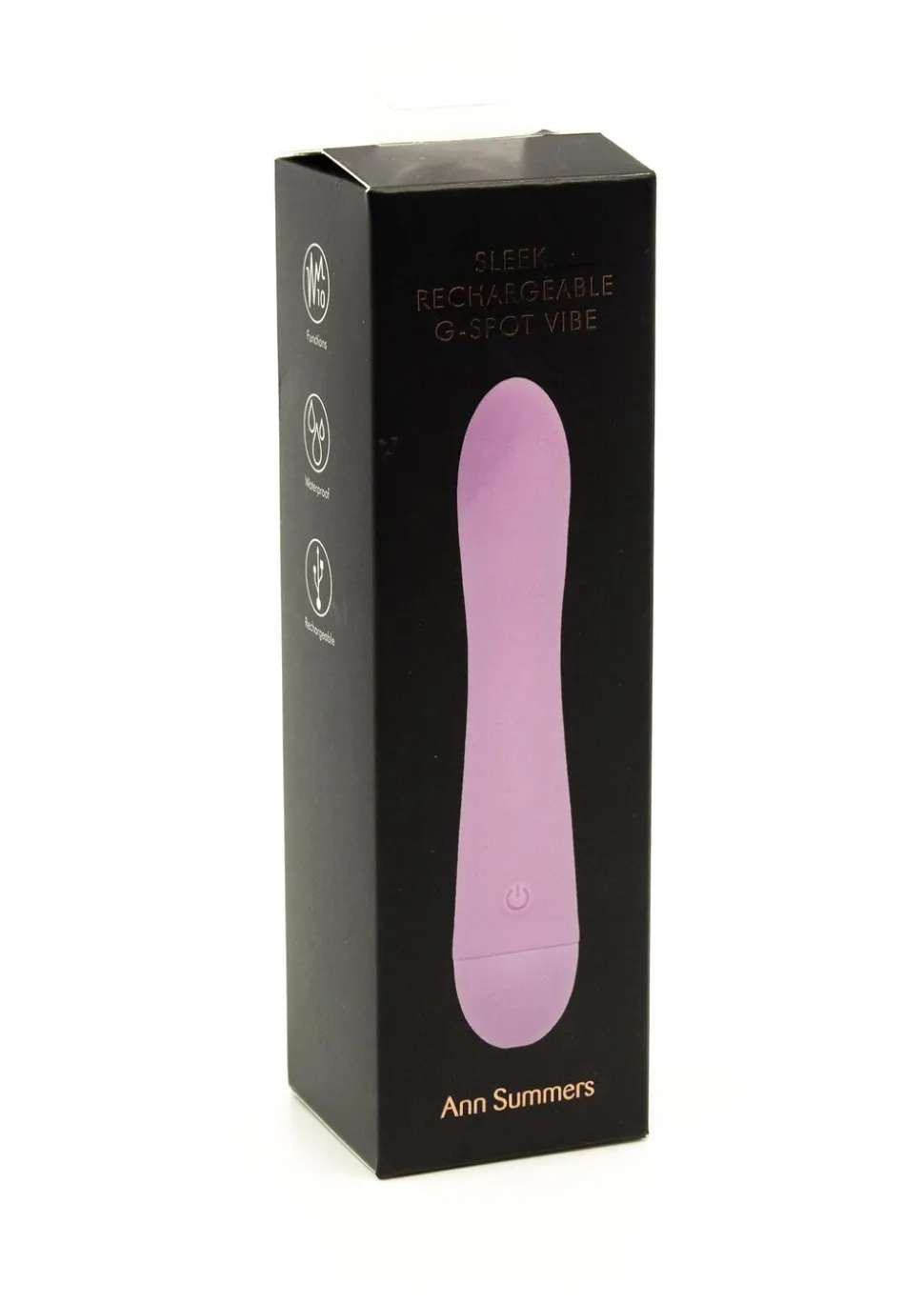 Sleek Rechargeable Waterproof G-Spot Vibrator