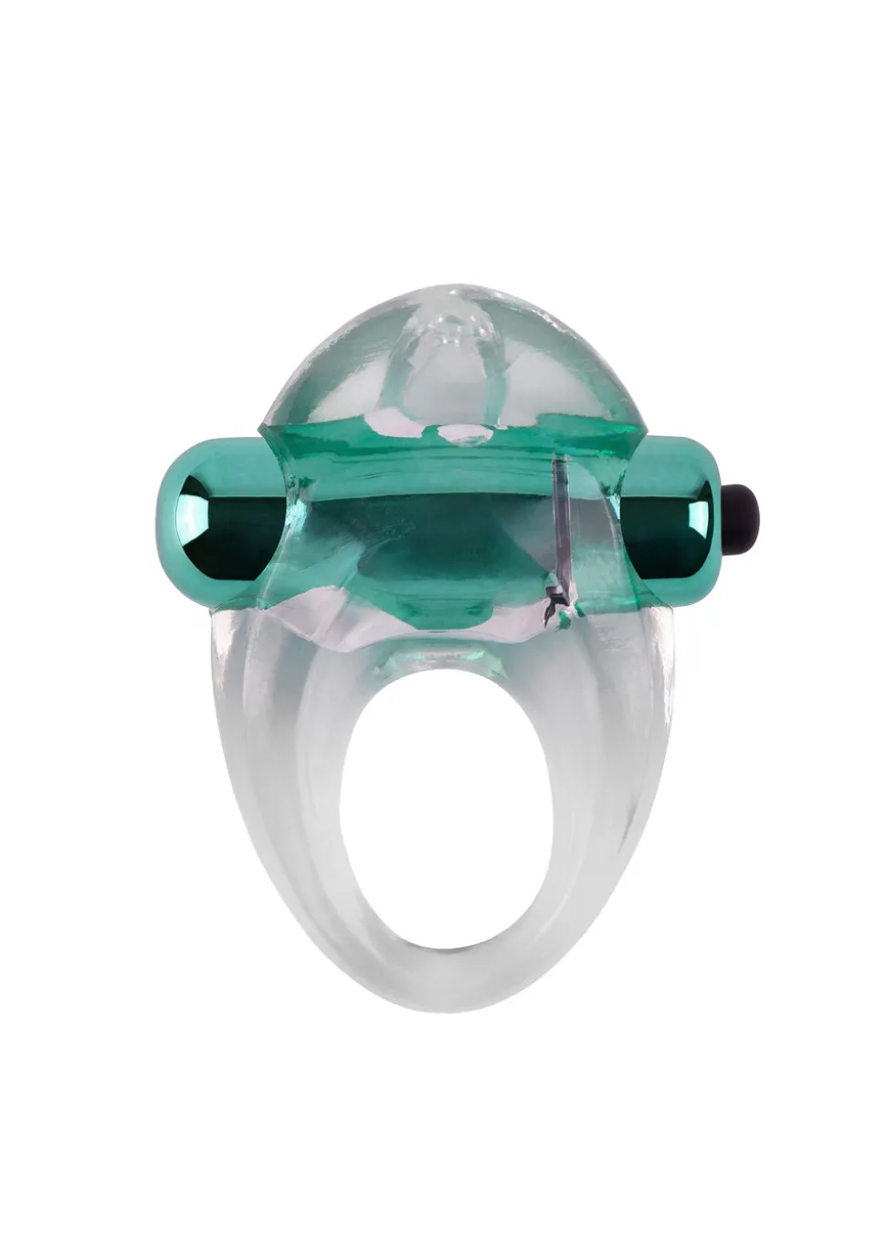 Sleek Vibrating Couples Cock Ring with Removable Bullet
