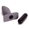 Slimline Vibrating Silicone Butt Plug with Removable Bullet