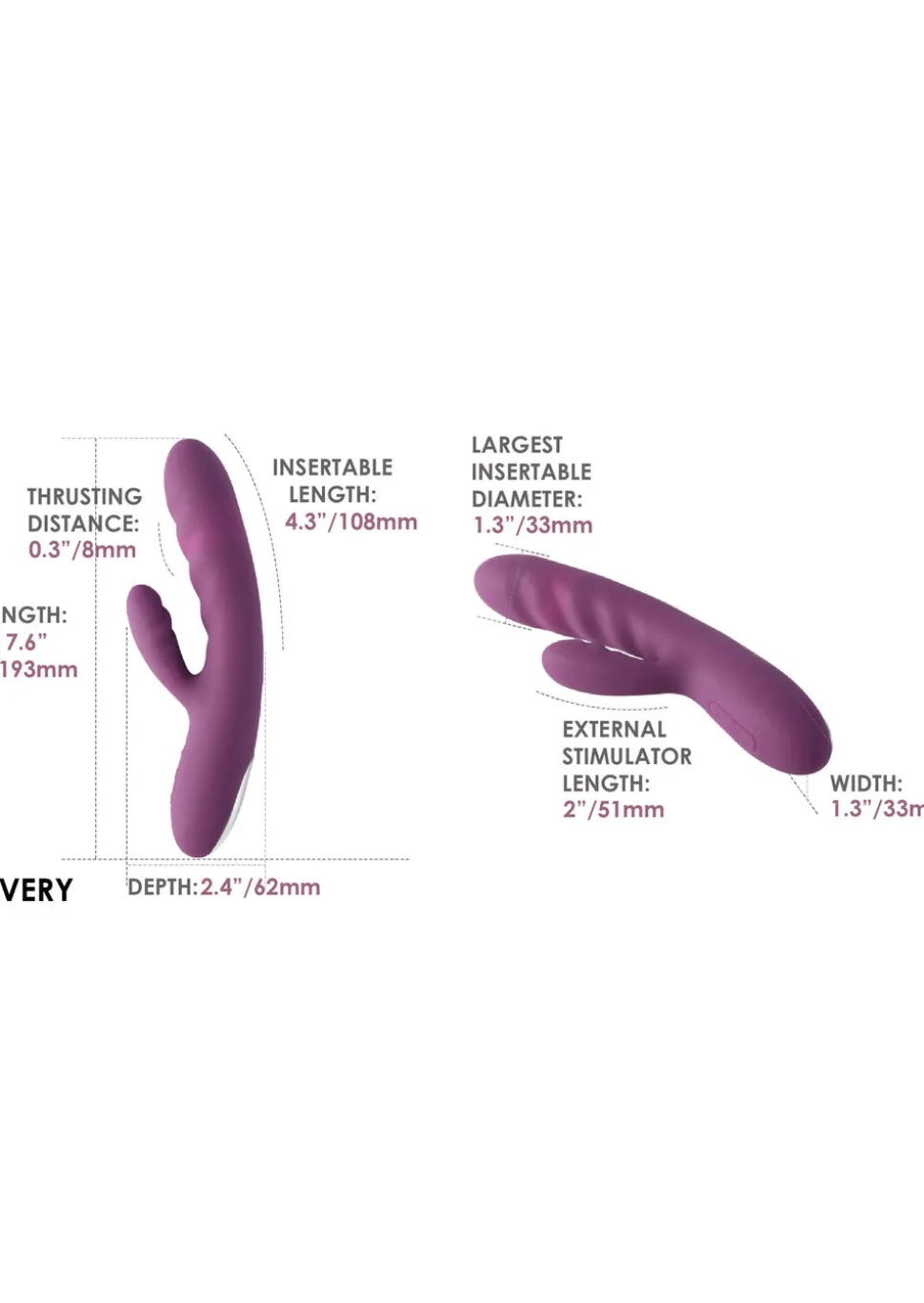 Svakom Avery Powerful Thrusting Rabbit Vibrator