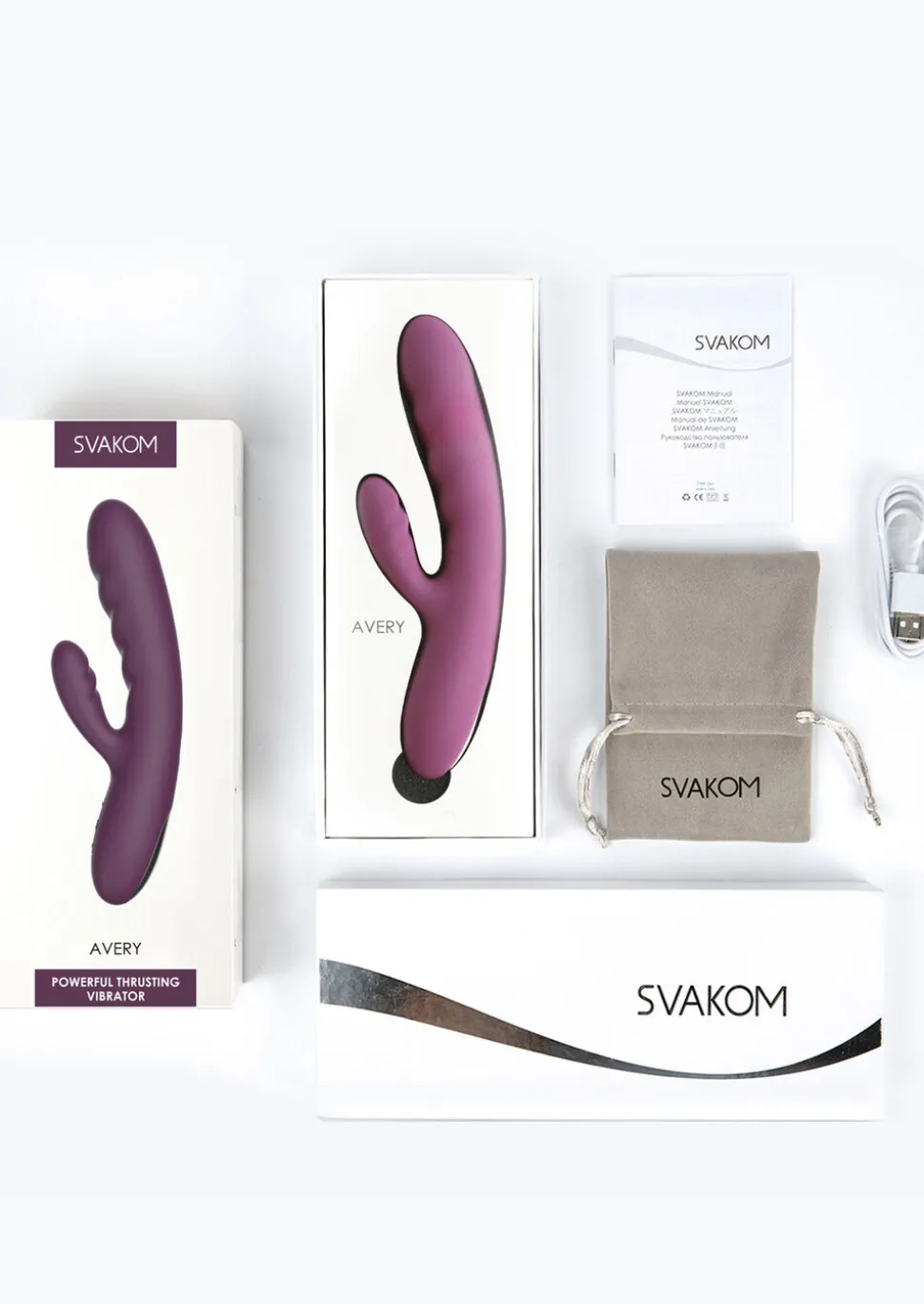Svakom Avery Powerful Thrusting Rabbit Vibrator