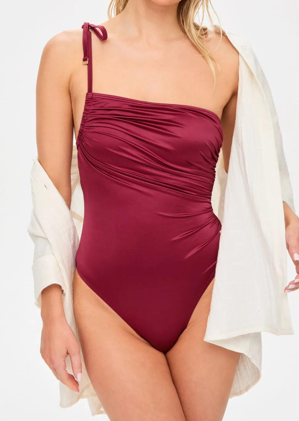 Swim Shimmer Swimsuit - Red