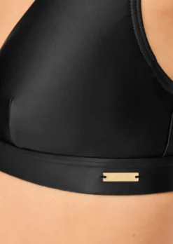 Swim Solid Collections Bikini Top - Black