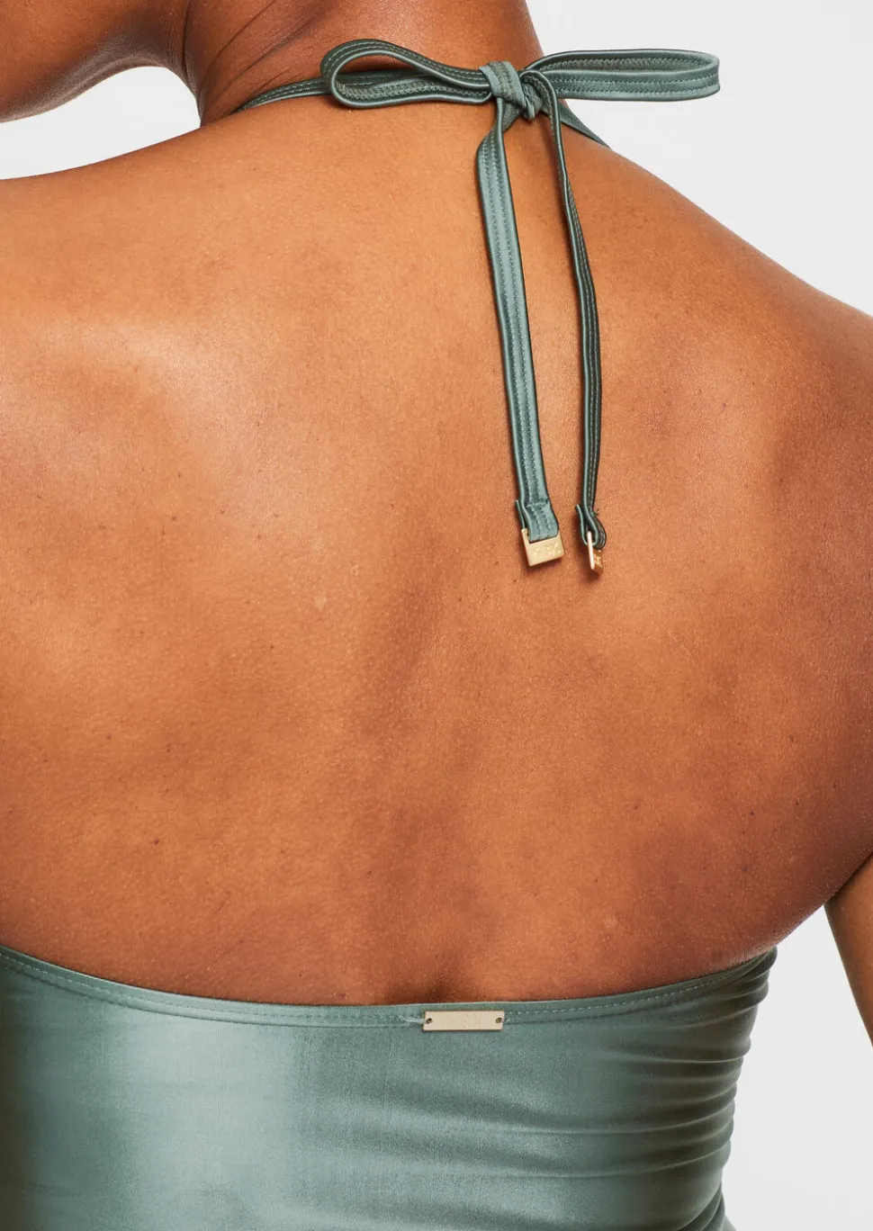 Swim Solid Collections Swimsuit - Dark Green