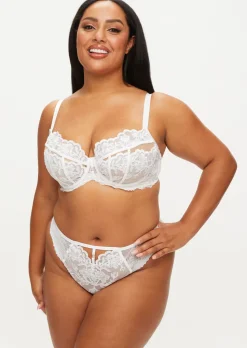 The Icon Fuller Bust Non Padded Balcony Bra - White