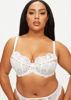 The Icon Fuller Bust Non Padded Balcony Bra - White