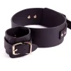 Thigh To Wrist PU Cuffs Bondage Restraint