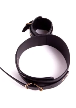 Thigh To Wrist PU Cuffs Bondage Restraint