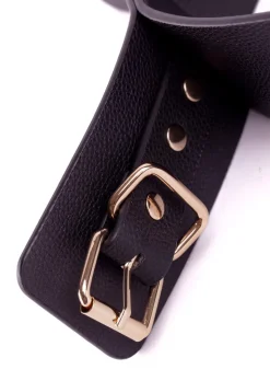 Thigh To Wrist PU Cuffs Bondage Restraint