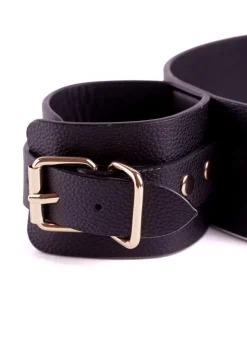 Thigh To Wrist PU Cuffs Bondage Restraint