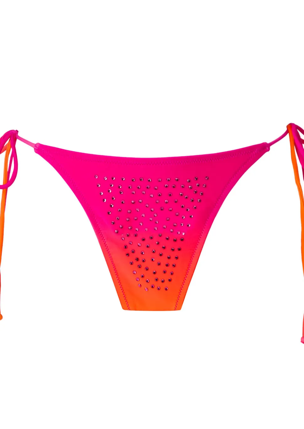 Tie Side Ombre Bikini Bottom - Pink